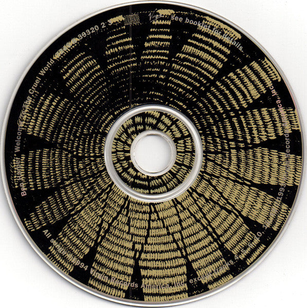 Ben Harper : Welcome To The Cruel World (CD, Album, RP)
