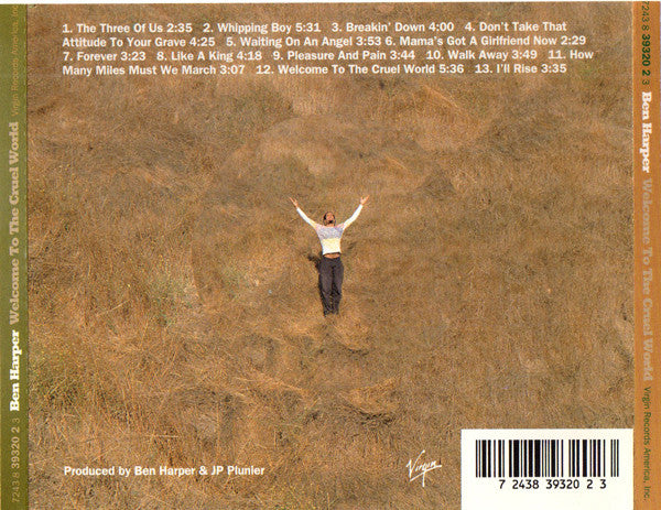 Ben Harper : Welcome To The Cruel World (CD, Album, RP)