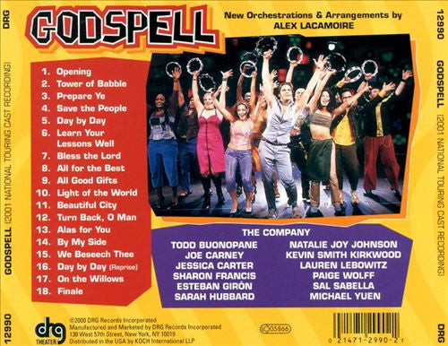 Stephen Schwartz : Godspell - 2001 National Touring Cast Recording (CD, Album)