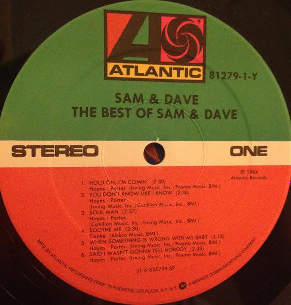 Sam & Dave : The Best Of Sam & Dave (LP, Comp)