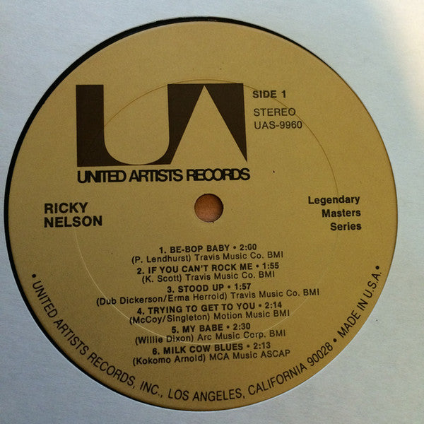 Ricky Nelson (2) : RIcky Nelson (2xLP, Comp, All)