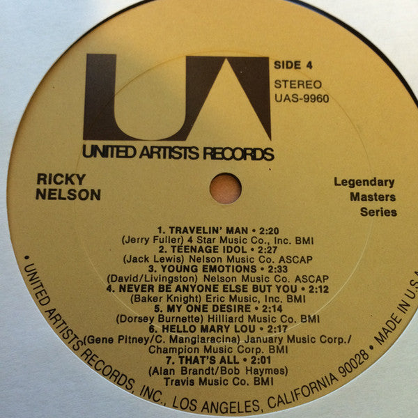 Ricky Nelson (2) : RIcky Nelson (2xLP, Comp, All)