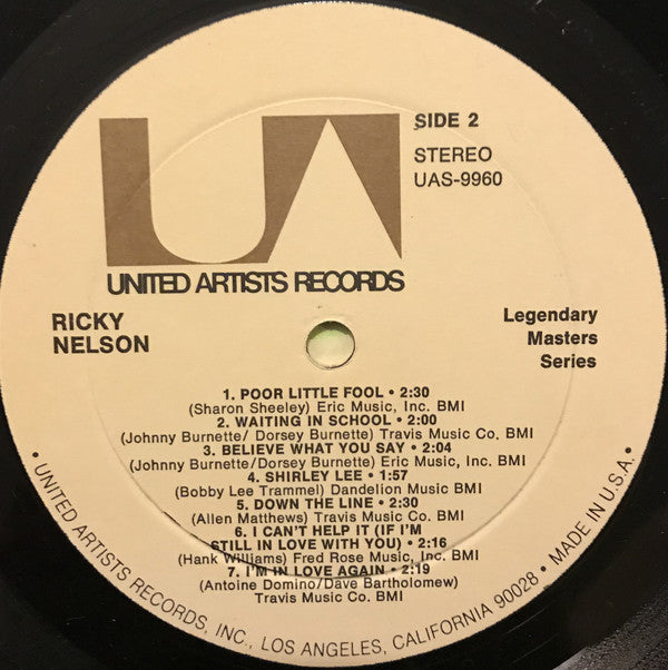 Ricky Nelson (2) : RIcky Nelson (2xLP, Comp, All)