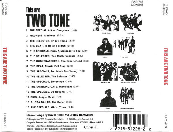 Various : This Are Two Tone (CD, Comp)