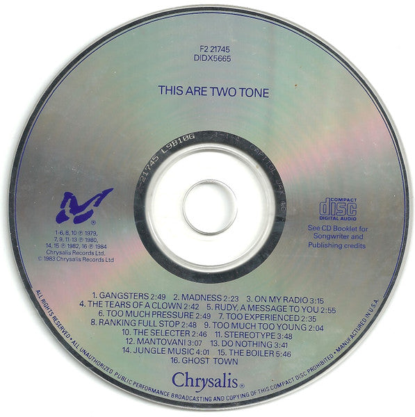 Various : This Are Two Tone (CD, Comp)