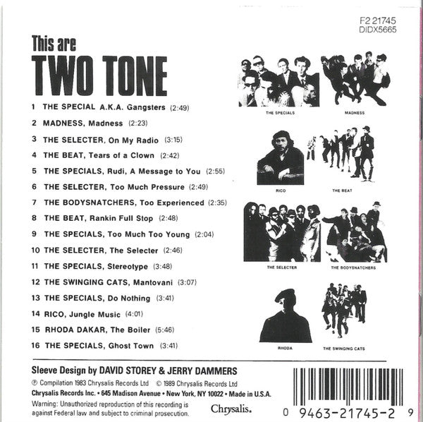 Various : This Are Two Tone (CD, Comp)
