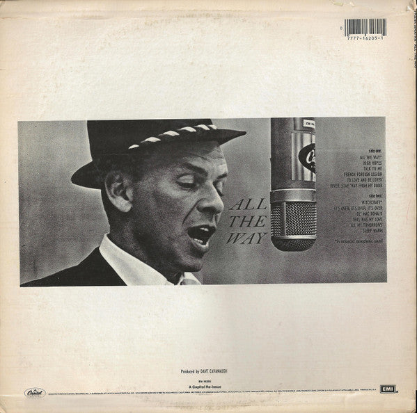 Frank Sinatra : All The Way (LP, Comp, RE, A1 )