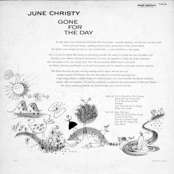 June Christy : Gone For The Day (LP, Album, Mono, Scr)