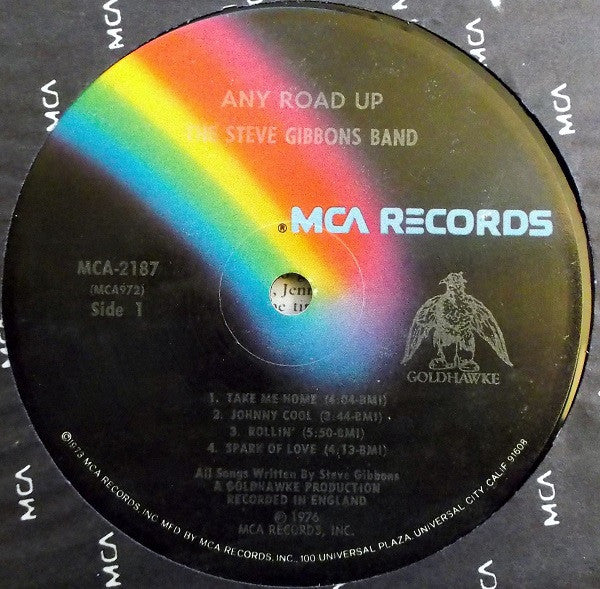 Steve Gibbons Band : Any Road Up (LP, Album, Pin)