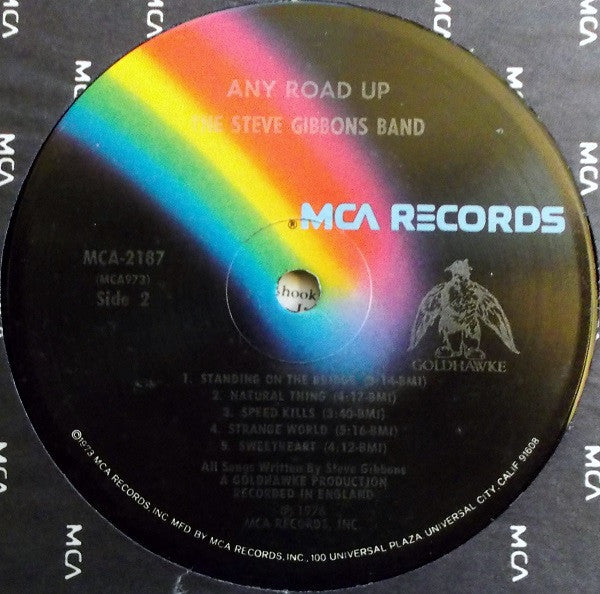 Steve Gibbons Band : Any Road Up (LP, Album, Pin)