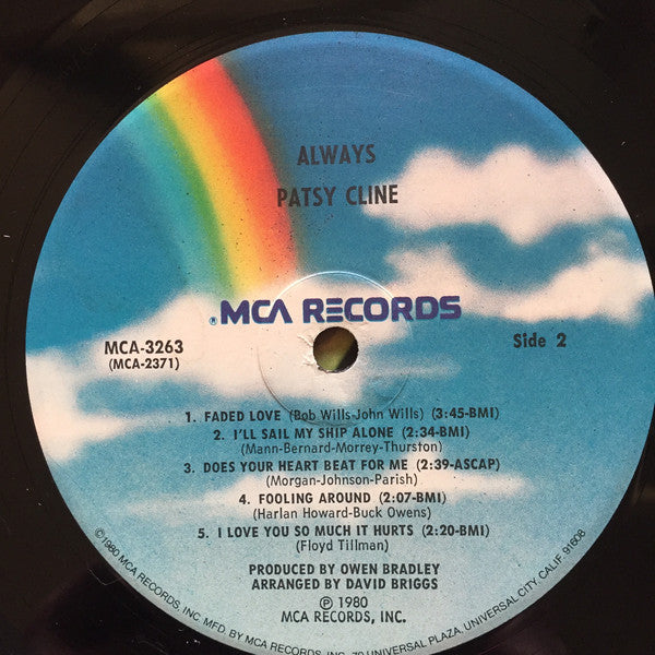 Patsy Cline : Always Patsy Cline (LP, Comp)