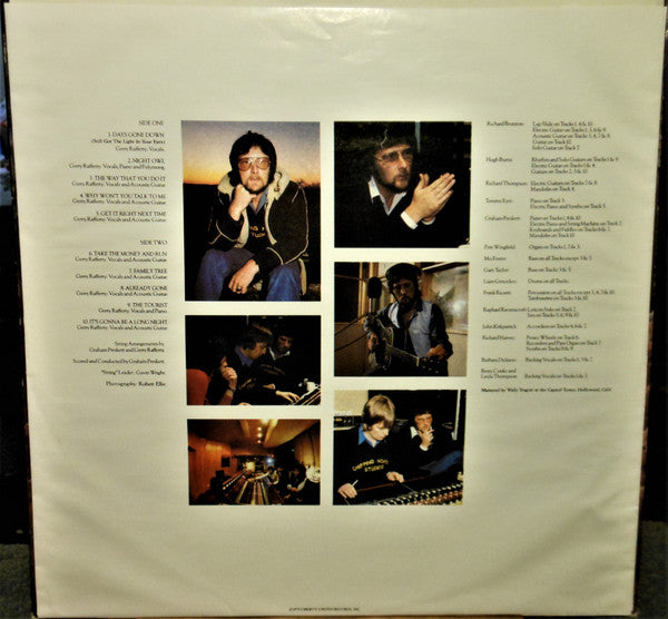 Gerry Rafferty : Night Owl (LP, Album)