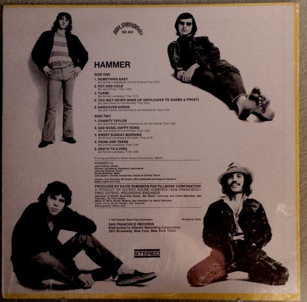 Hammer (4) : Hammer (LP, Album, MO )