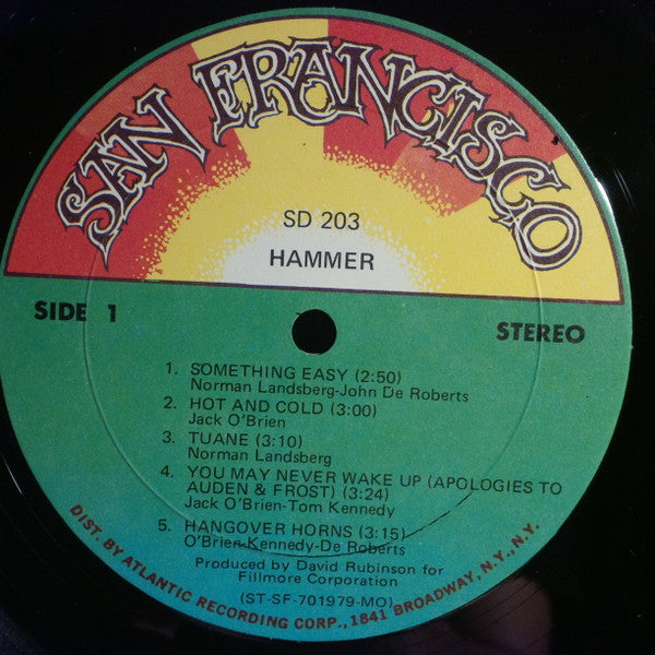 Hammer (4) : Hammer (LP, Album, MO )