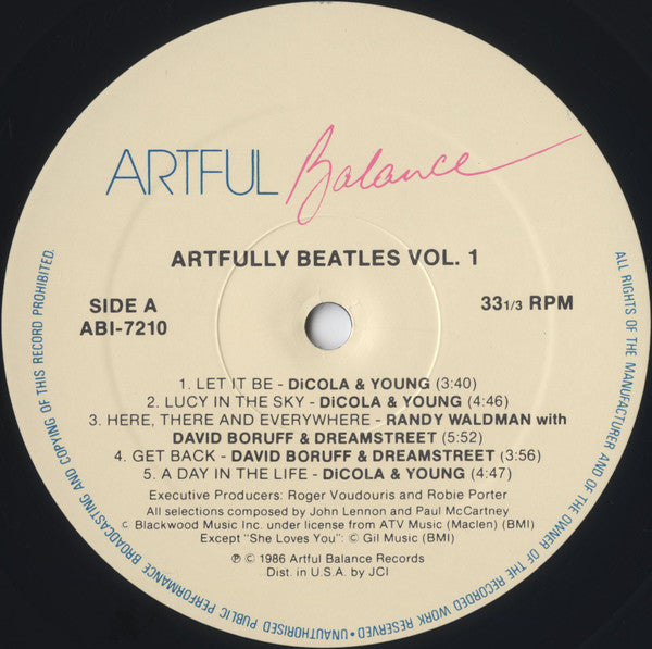 Various : Artfully Beatles:The 25th Anniversary Salute To The Beatles Volume 1 (LP, Comp)