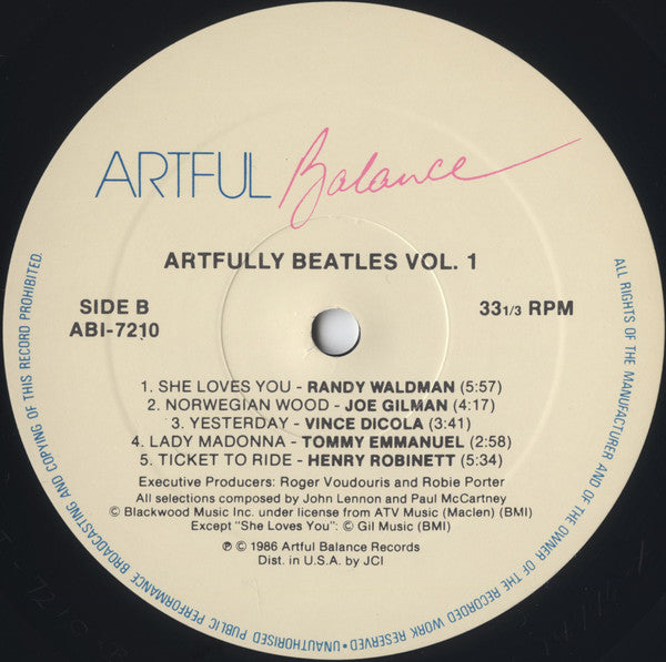 Various : Artfully Beatles:The 25th Anniversary Salute To The Beatles Volume 1 (LP, Comp)