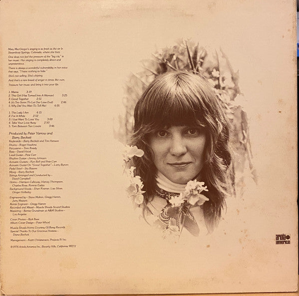 Mary MacGregor : Torn Between Two Lovers (LP, Album, Jac)