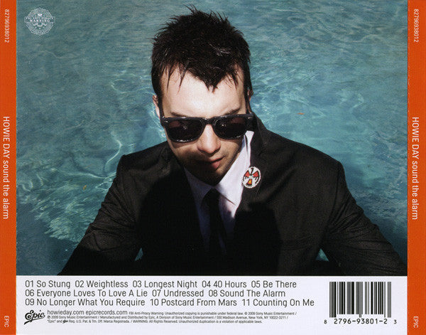 Howie Day : Sound The Alarm (CD, Album)