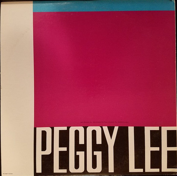 Peggy Lee : The Best Of Peggy Lee (2xLP, Comp, RE, Tan)