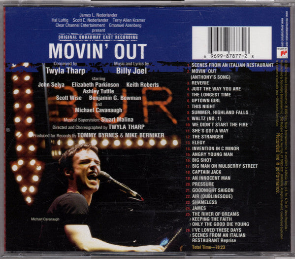 Billy Joel, Twyla Tharp : Movin' Out (Original Broadway Cast Recording) (CD, Album)