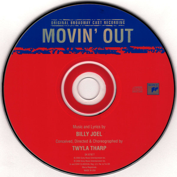 Billy Joel, Twyla Tharp : Movin' Out (Original Broadway Cast Recording) (CD, Album)