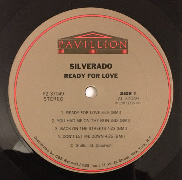 Silverado : Ready For Love (LP, Album)