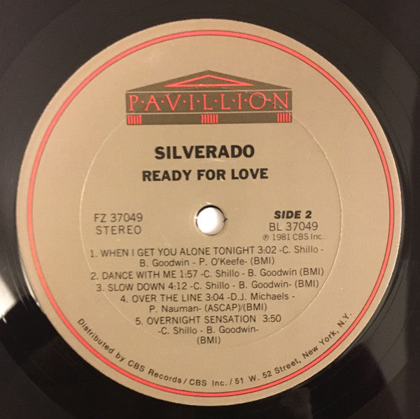 Silverado : Ready For Love (LP, Album)