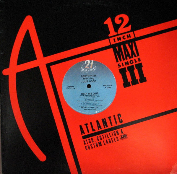 Labyrinth (4) Featuring Julia Loko : Help Me Out (12", Maxi, Promo, Spe)