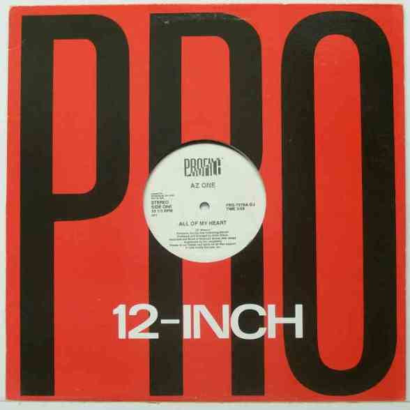 Az One : All Of My Heart (12", Single, Promo)
