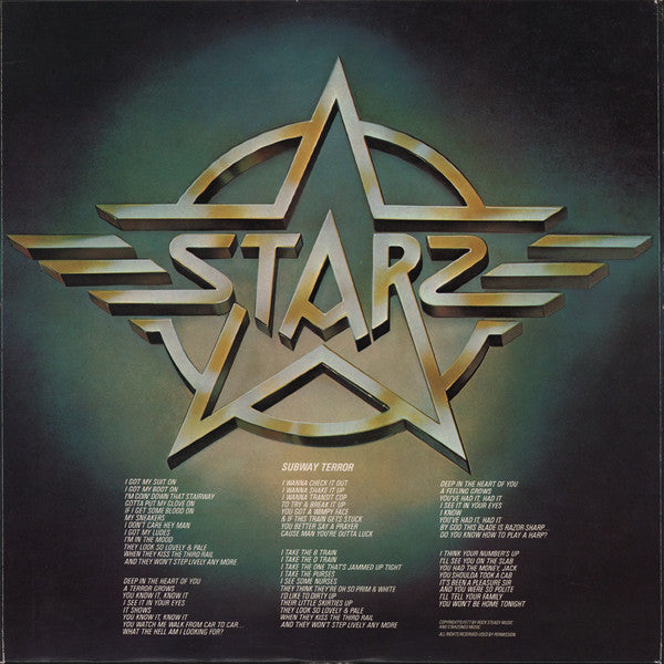 Starz (2) : Violation (LP, Album, Win)