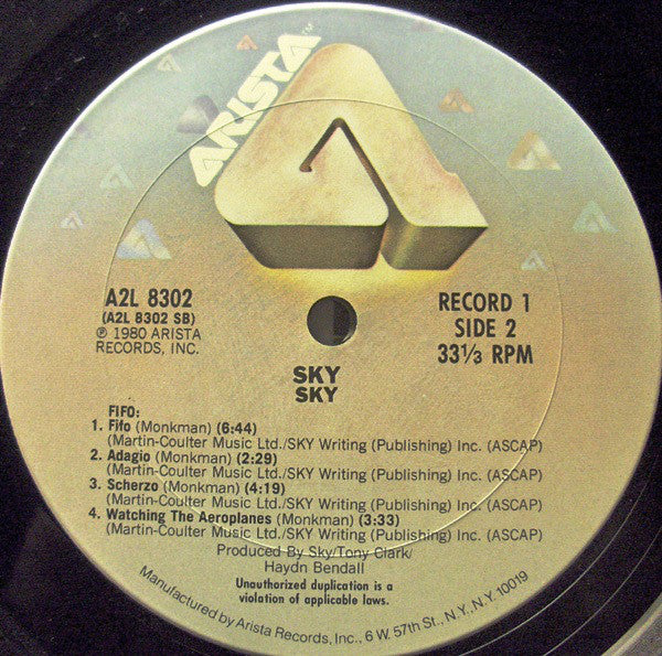 Sky (4) : Sky (2xLP, Album)