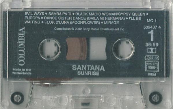 Santana : Sunrise (2xCass, Comp)