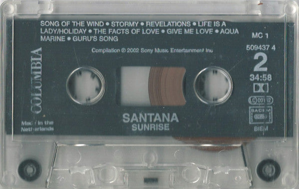 Santana : Sunrise (2xCass, Comp)