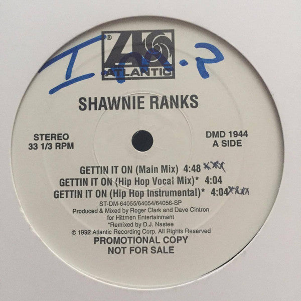 Shawnie Ranks : Gettin It On (12", Promo)