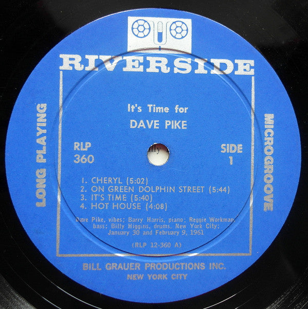 Dave Pike : It's Time For Dave Pike (LP, Album, Mono)