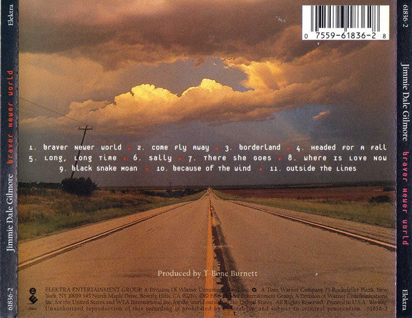 Jimmie Dale Gilmore : Braver Newer World (CD, Album, SRC)