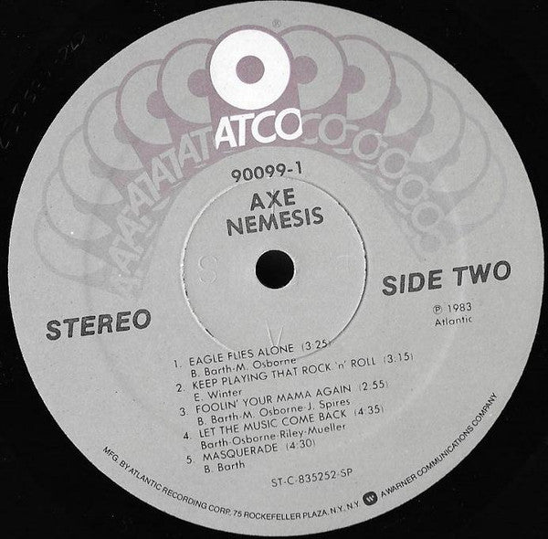 Axe : Nemesis (LP, Album, SP )