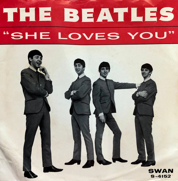 The Beatles : She Loves You / I'll Get You (7", Single, Mono, Bla)