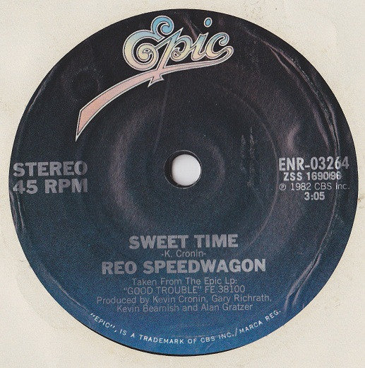 REO Speedwagon : Sweet Time (7", S/Sided, Styrene)