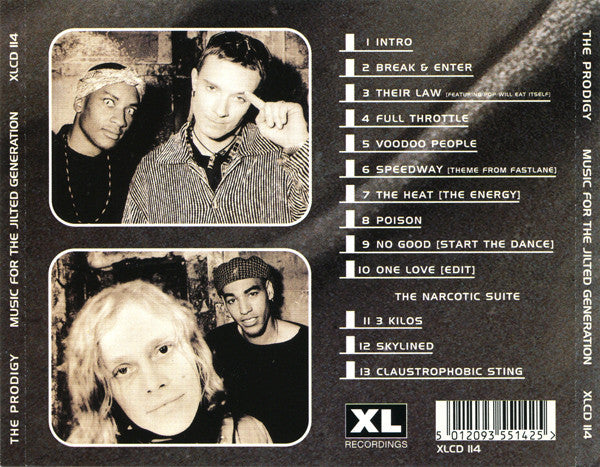 The Prodigy : Music For The Jilted Generation (CD, Album)