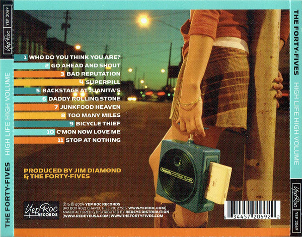 The Forty-Fives : High Life High Volume (CD, Album)