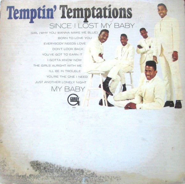 The Temptations : The Temptin' Temptations (LP, Album, Mono)
