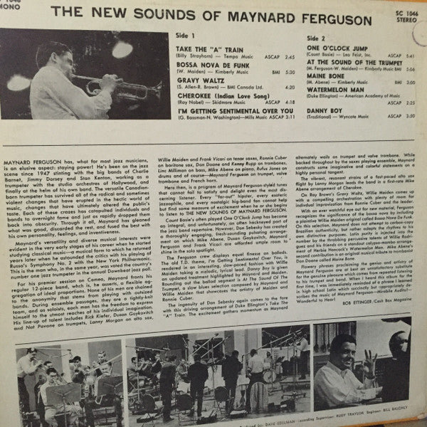 Maynard Ferguson : The New Sounds Of Maynard Ferguson And His Orchestra (LP, Album, Mono)