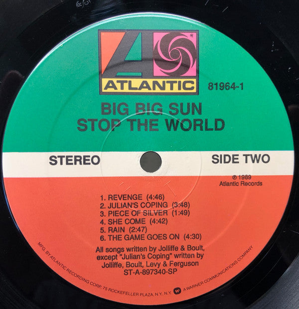 Big Big Sun : Stop The World (LP, Album)