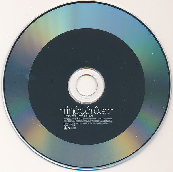 Rinôçérôse : Music Kills Me Sampler (CD, Smplr)