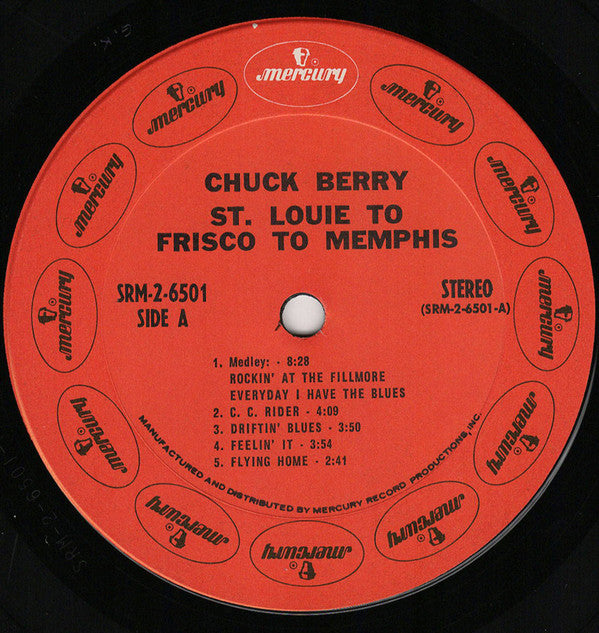 Chuck Berry : St. Louie To Frisco To Memphis (2xLP, Comp)