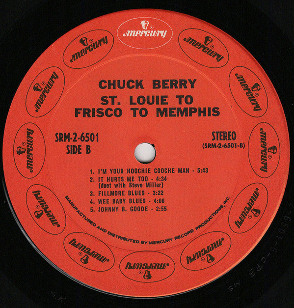 Chuck Berry : St. Louie To Frisco To Memphis (2xLP, Comp)