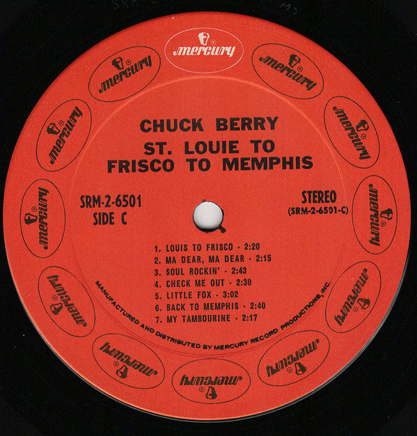 Chuck Berry : St. Louie To Frisco To Memphis (2xLP, Comp)