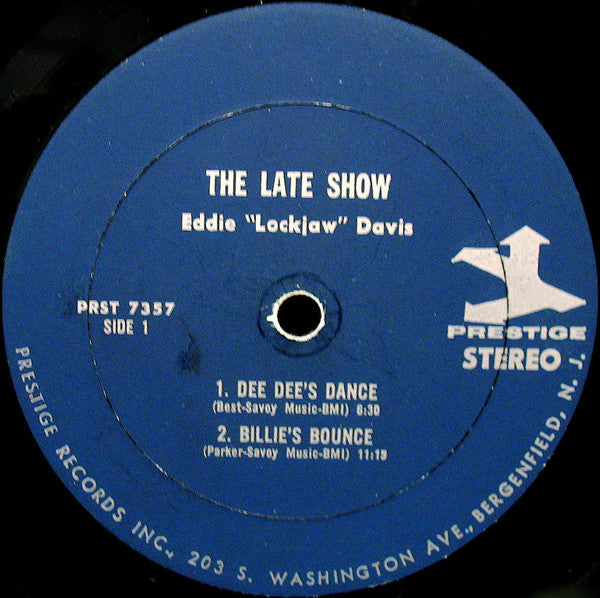 Eddie "Lockjaw" Davis : The Late Show (LP, Album, RM)