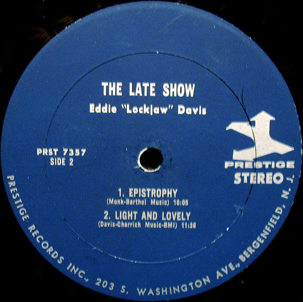 Eddie "Lockjaw" Davis : The Late Show (LP, Album, RM)